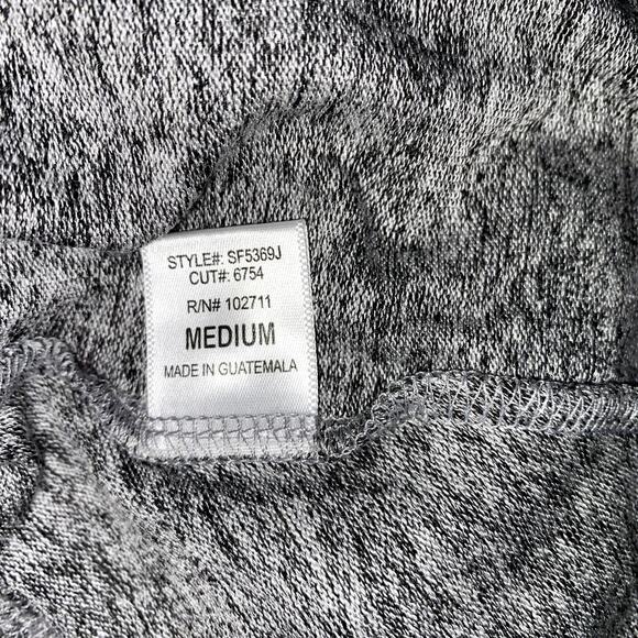 Gibson Sweater Women Medium Heather Gray Twist Soft Lagenlook NWT - Picture 6 of 6